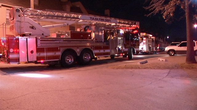 WEB EXTRA: Video From Scene Of Fire In Breezeway At Tulsa Apartment Complex