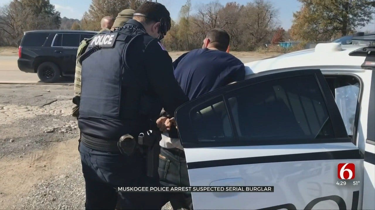 Police Arrest Suspected Burglar At Muskogee Salvage Yard