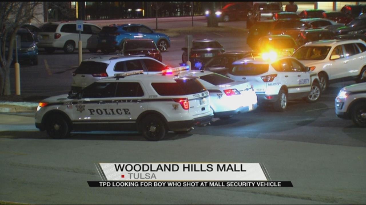 Tulsa Police: Group Of Teens Shot Woodland Hills Mall Security Vehicle