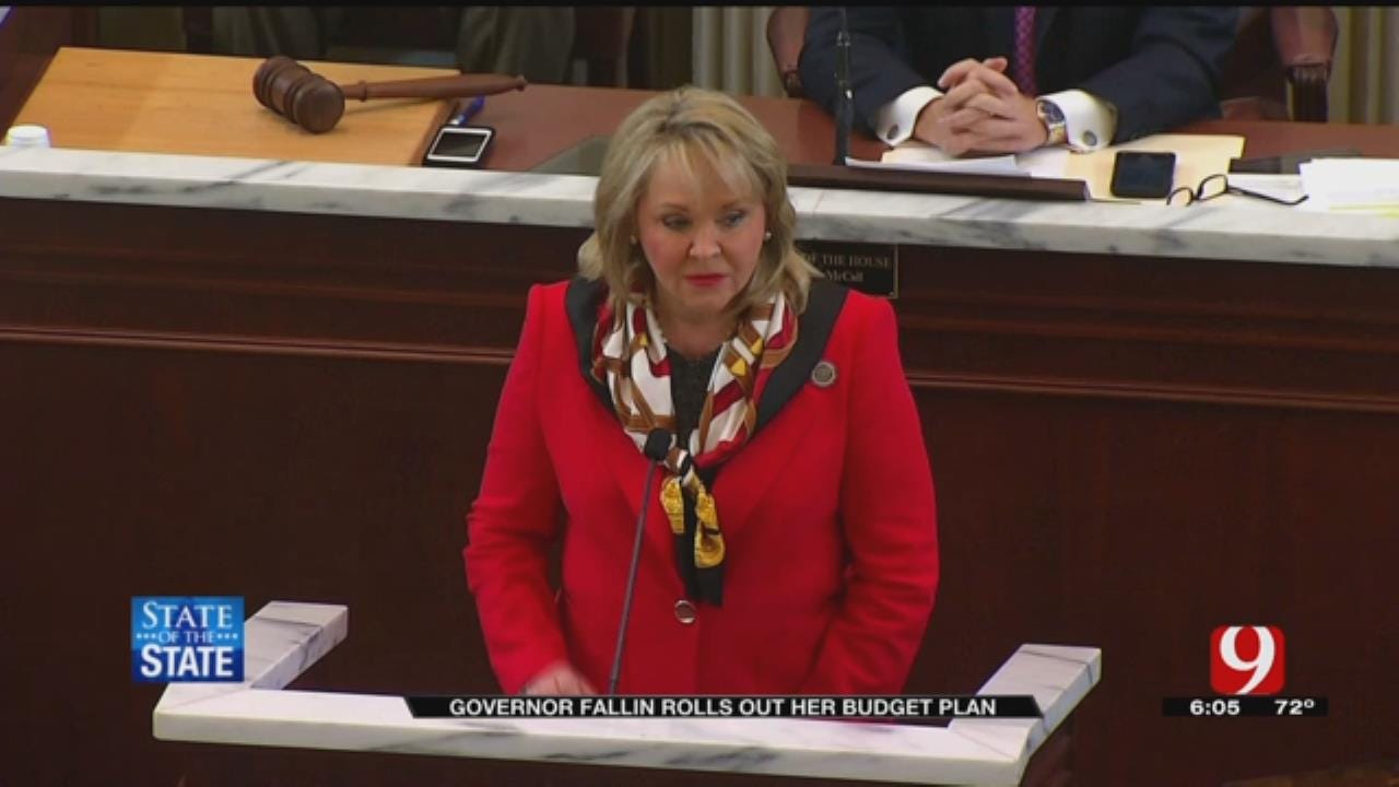 Gov. Fallin Rolls Out Her Budget Plan During State Of The State Address