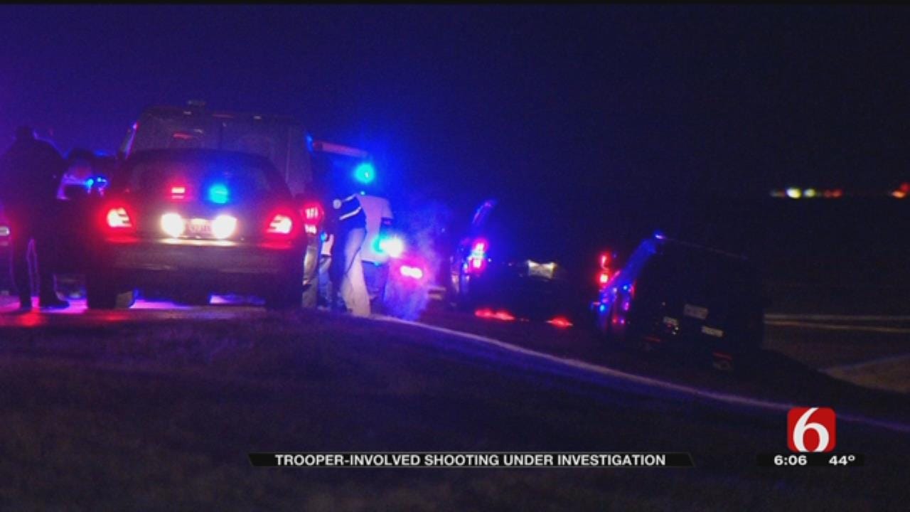Law Enforcement Investigating Officer-Involved Shooting On I-40