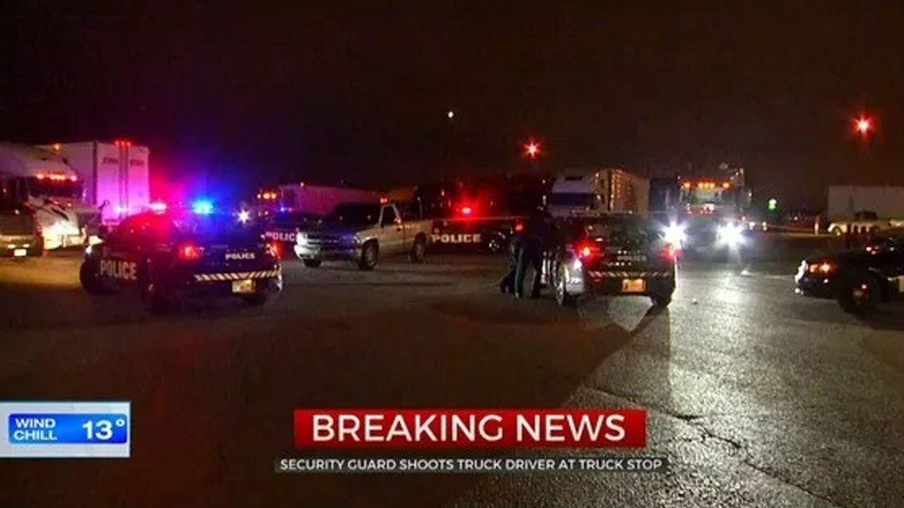 Argument Between Truck Driver, Security Guard At SW OKC Truck Stop Leads To Shooting