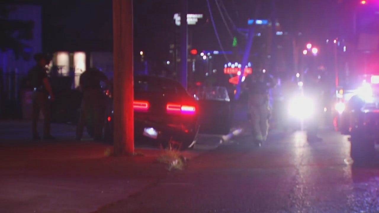 WEB EXTRA: Video From Scene At End Of OHP Tulsa Chase
