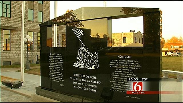Veterans Honored With Walkway At Delaware County Courthouse