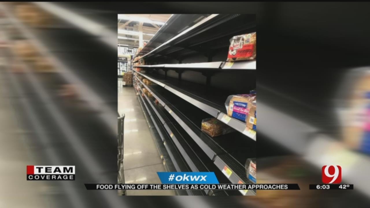 Food Flying Off The Shelves In Edmond As Cold Weather Approaches