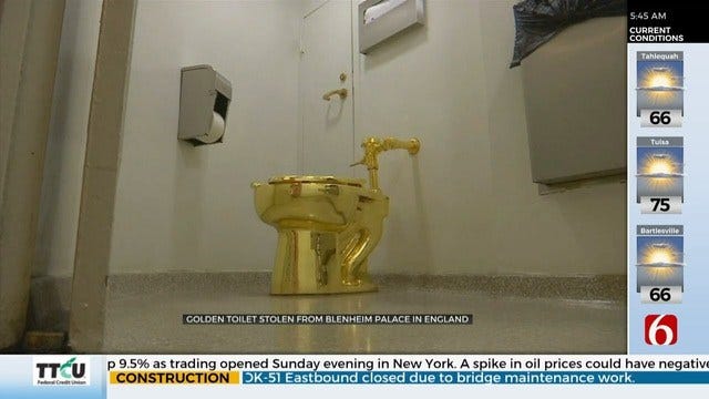 $1.25 Million Toilet Stolen From Winston Churchill's Birthplace