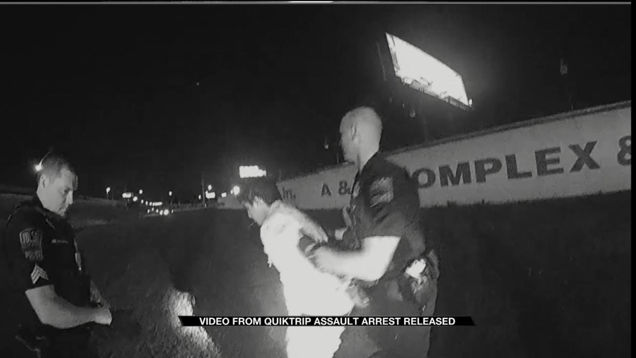 WATCH: Bodycam Video Shows Man Accused Of Assaulting Tulsa QuikTrip Clerks
