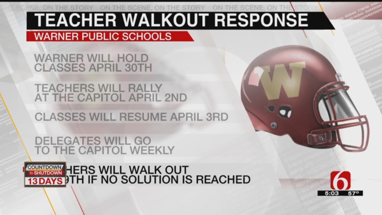 Warner Schools Will Continue Classes Despite Statewide Teacher Walkout