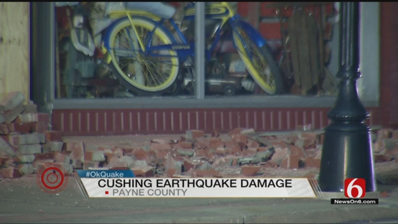 City Of Cushing Officials Assess Stability Of Structures Following Earthquake
