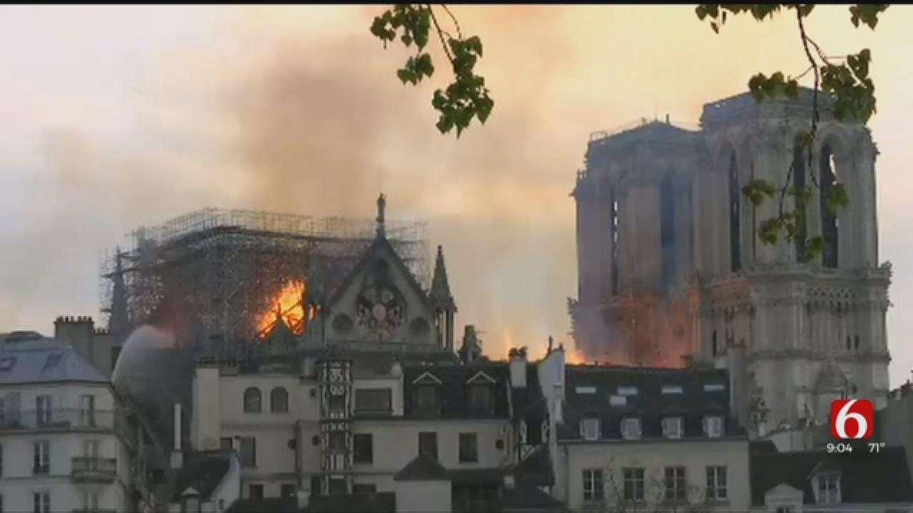 Catholic And French Supporters In Tulsa React To Notre Dame Cathedral Fire