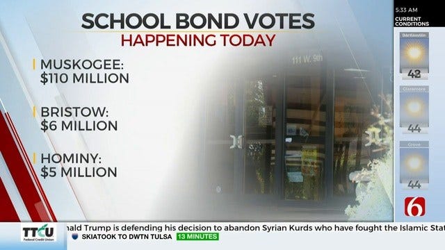 Voters To Decide On Multiple School District Bonds