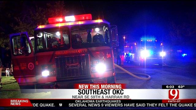 Overnight Fires Keep OKC Firefighters Busy