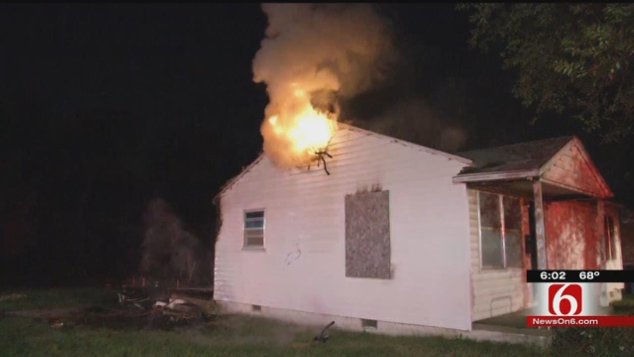 Tulsa Home Burns Overnight Sunday