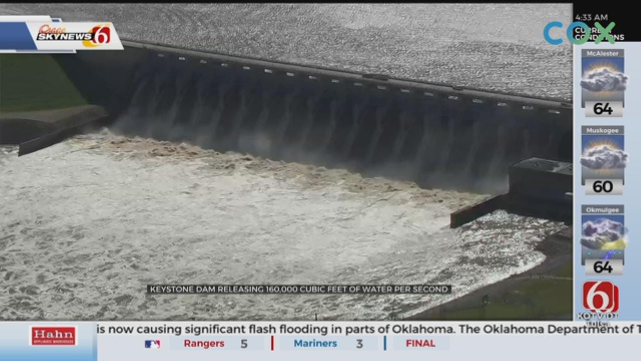 Keystone Dam Releases More Water