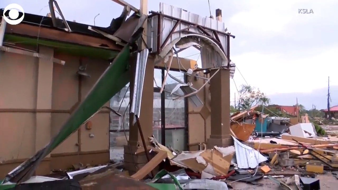 WATCH: Ruston LA Tornado Damage