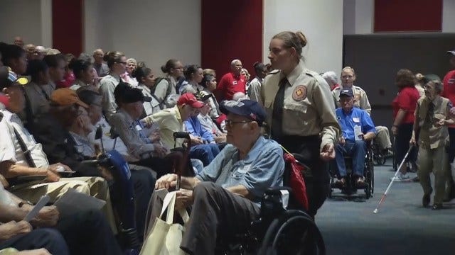 WEB EXTRA: Veterans Given Special Send Off In Bixby Tuesday Evening