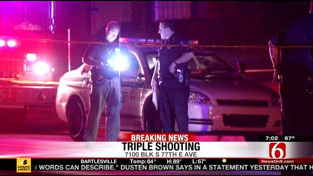 Triple South Tulsa Shooting Kills One, Wounds Two Others