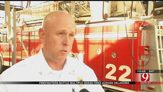 Firefighters Send Out Weekend Warning After Battling Multiple Grass Fires Across OK