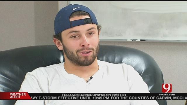 Dean Goes 1-on-1 With OU Quarterback Baker Mayfield