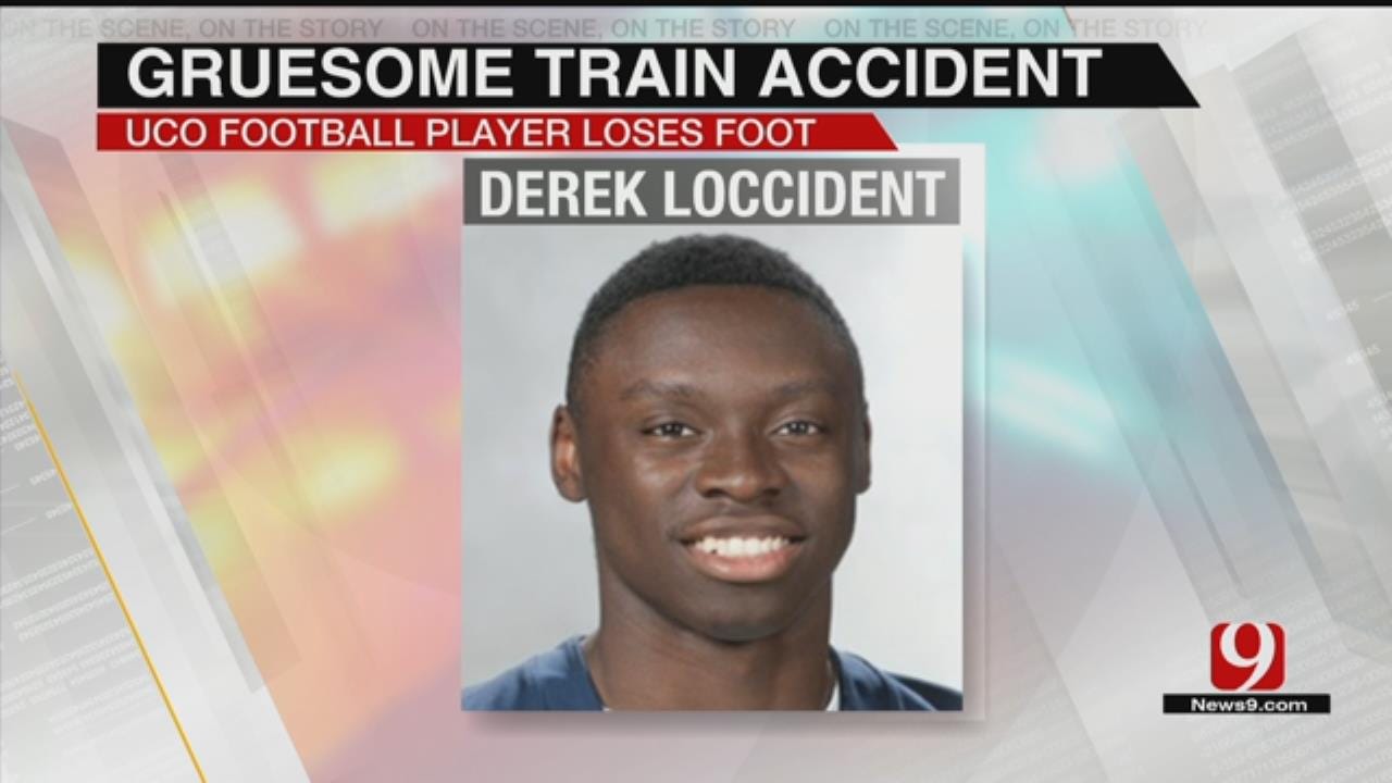 UCO Football Player Loses Foot In Downtown OKC Train Accident