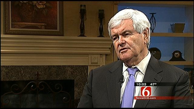 Newt Gingrich Sits Down With News On 6 After Tulsa Town Hall