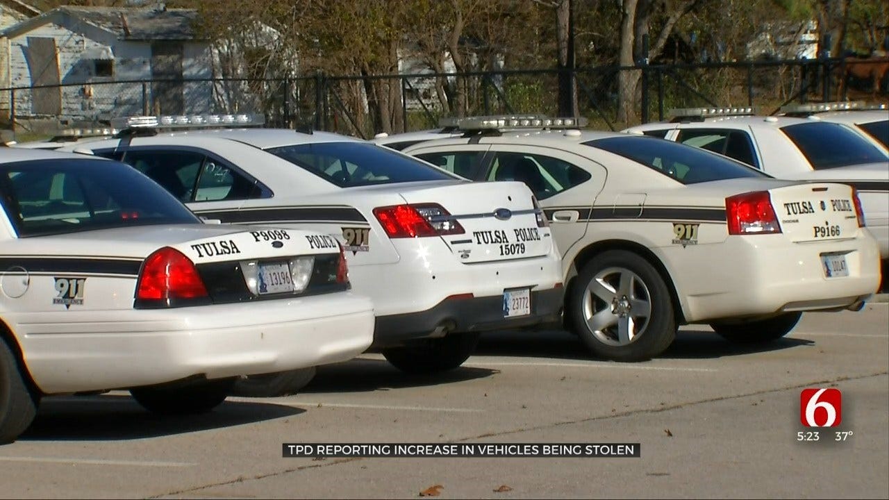 Tulsa Police: Stolen Vehicles Are On The Rise