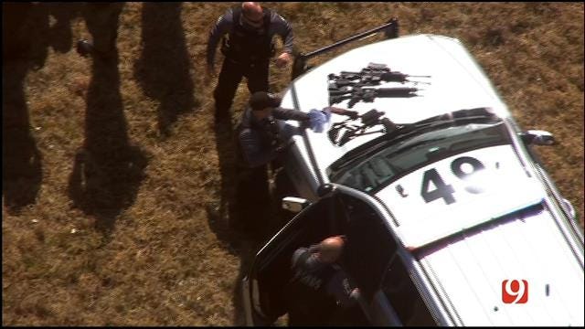 WEB EXTRA: Guns Found In Canadian County Chase Suspect's Vehicle