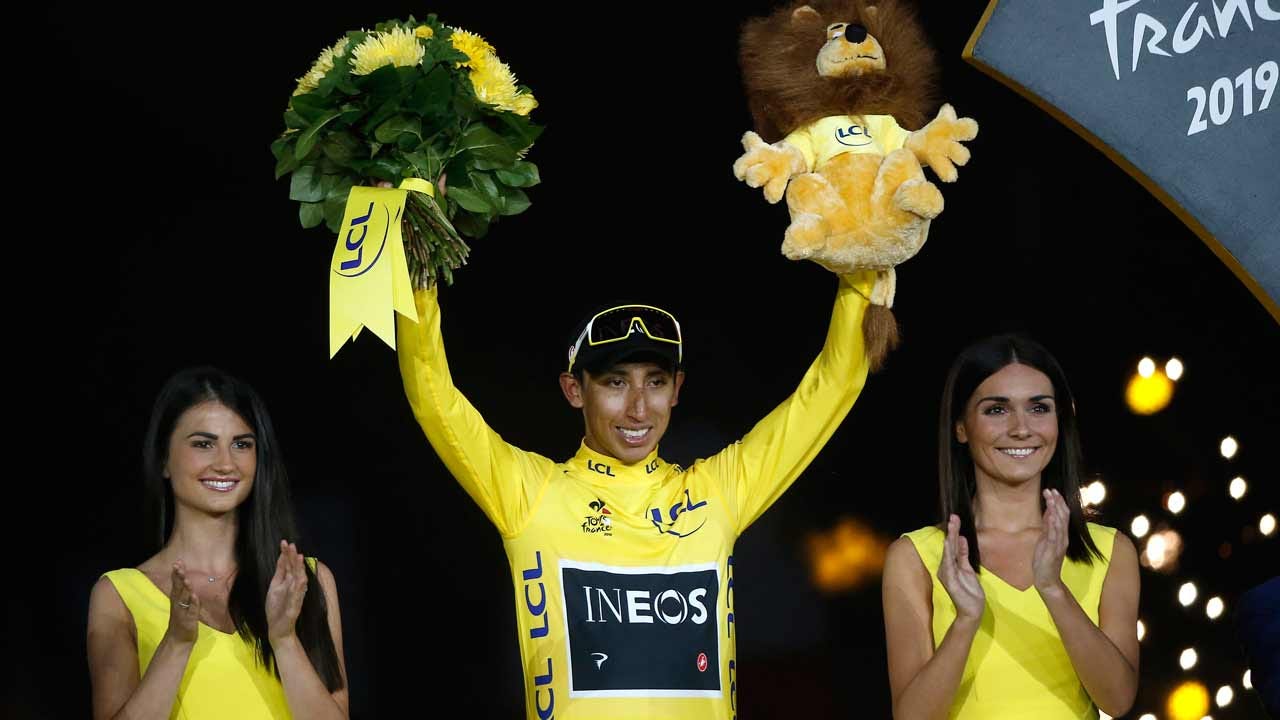 22-Year-Old Egan Bernal Of Columbia Wins Tour De France