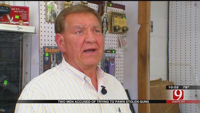 OKC Pawn Shop Employees Help Bust Gun Thieves