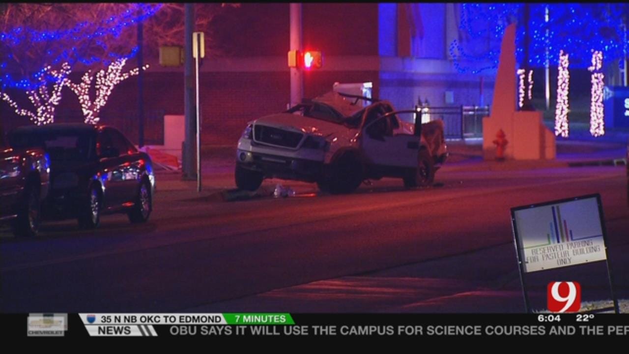 Suspects Crash During Pursuit With OKCPD