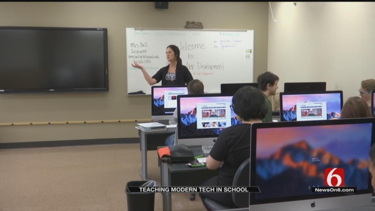 Catoosa Students Learn To Build Apps, Code Through New Program
