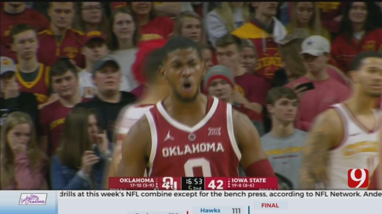 OU Can't Withstand Cyclones Second Half Rally