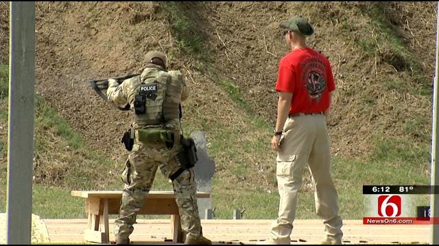 Oklahoma Police Departments Compete In SWAT Games