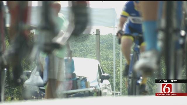 Cyclists Power Through Green Country Heat For Road Race