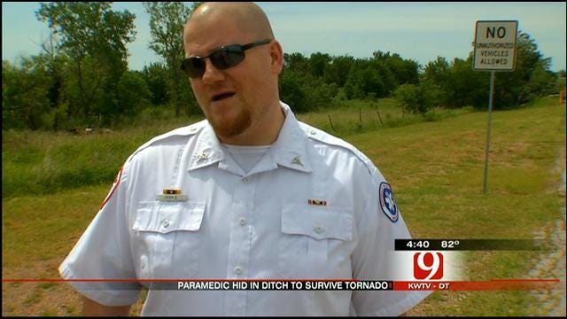EMSA Paramedic Survives Tornado By Taking Cover In Ditch