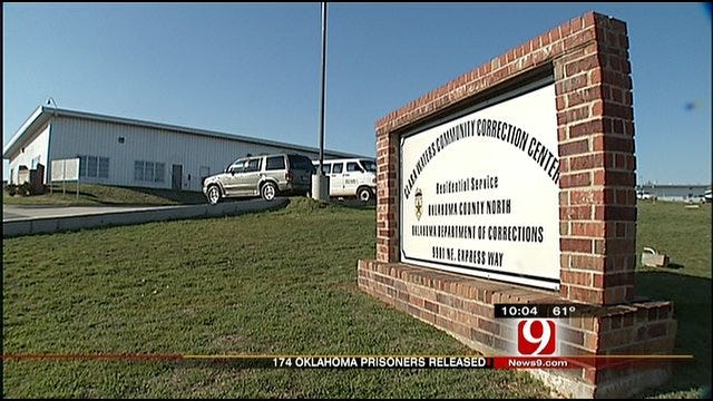 174 Oklahoma Inmates Released To Reduce Prison Overcrowding