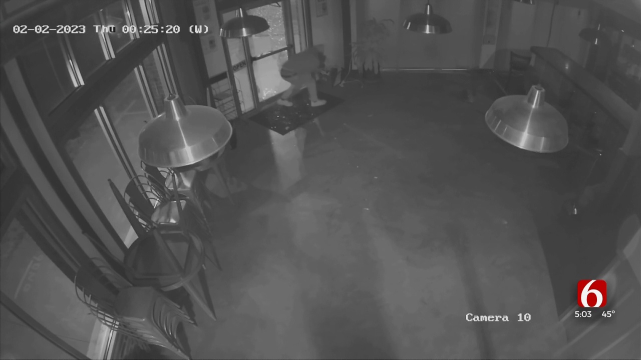 Man Uses Gargoyle Statue To Break Into Business, Steals Donations For Tulsa Day Center