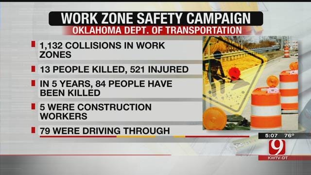 ODOT Launching Work Zone Safety Campaign