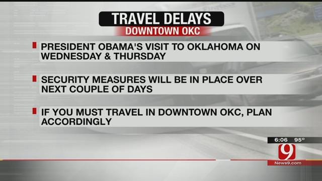 OKC Police: Expect Delays Near Downtown During President's Visit