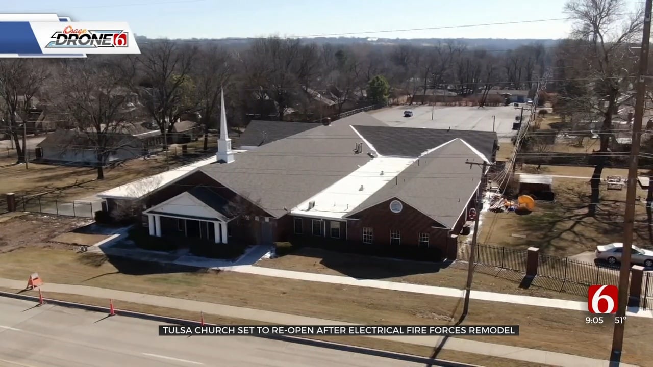 Tulsa Church Set To Reopen After Electrical Fire Forces Remodel