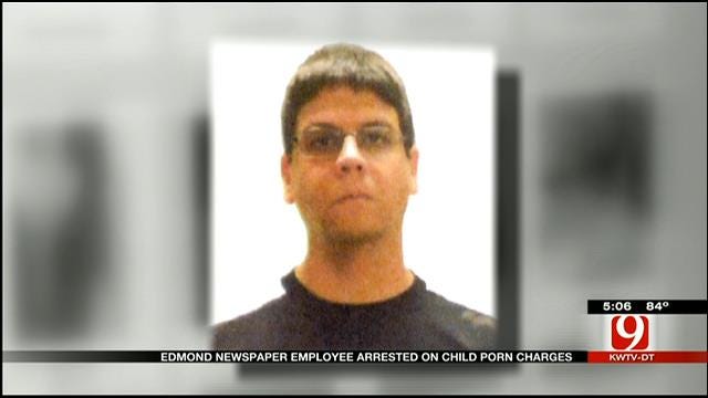 Edmond Newspaper Employee Arrested On Child Porn Charges