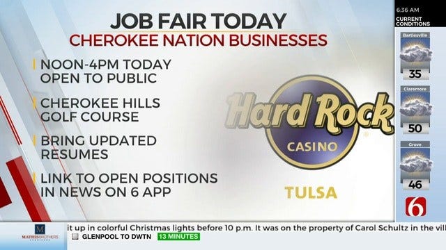 Tulsa's Hard Rock Hotel & Casino Holding Career Fair