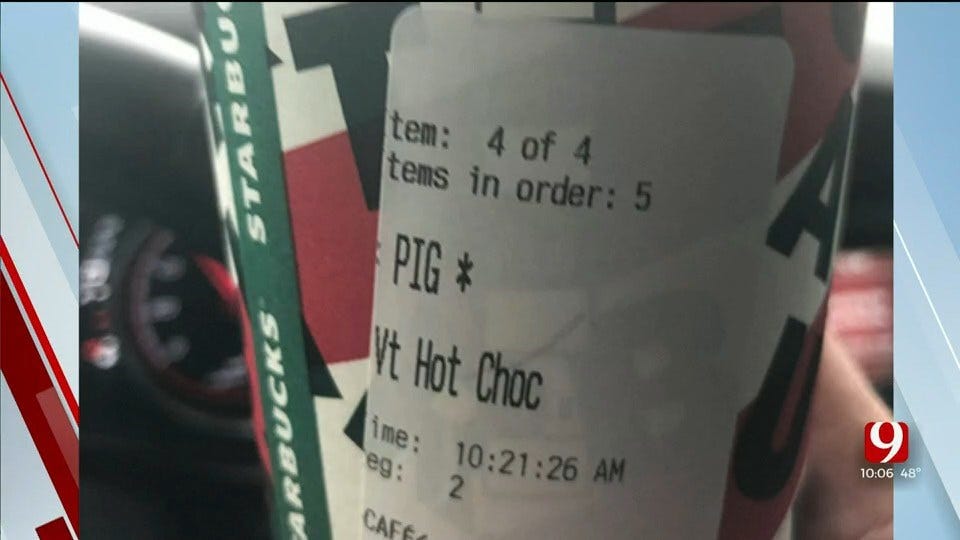 Starbucks Fires Employee Who Gave Oklahoma Officer Order With 'PIG' Printed On The Label