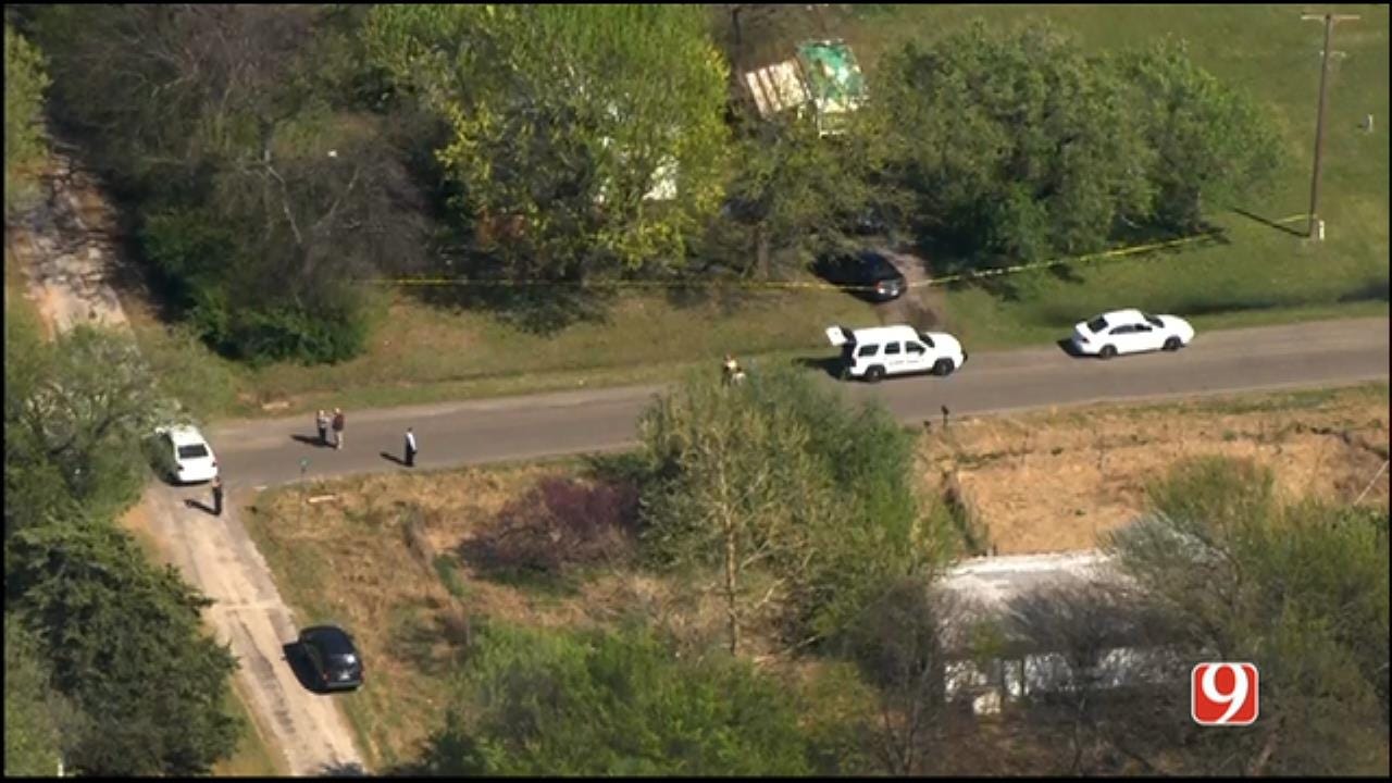 WEB EXTRA: SkyNews 9 Flies Over Deadly Officer-Involved Shooting In Byars