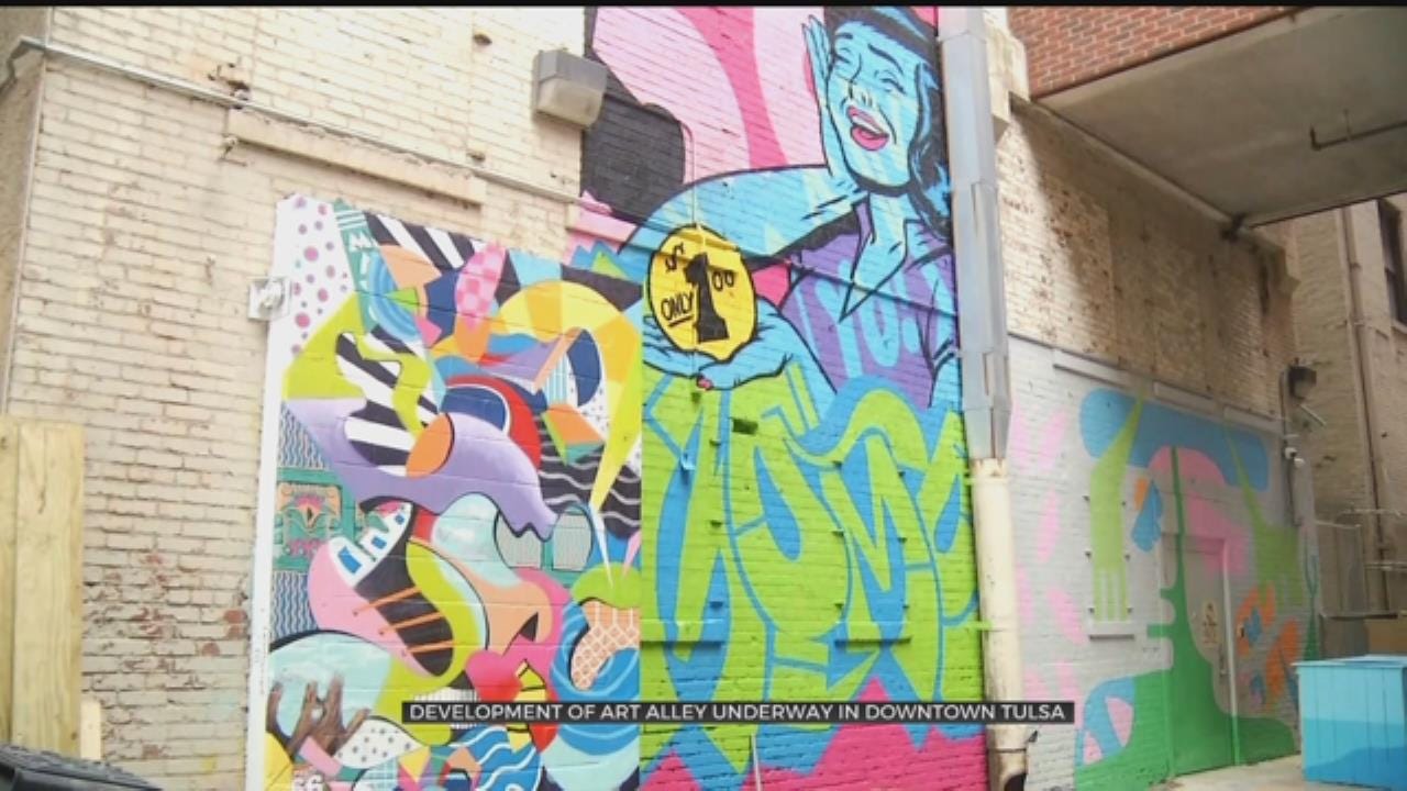 Tulsa Art Alley Impacts Downtown Tulsa