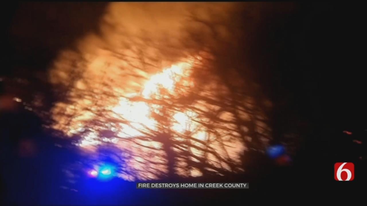 Creek County Family Forced To Start Over After Large House Fire