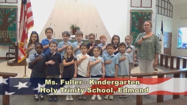 Ms. Fuller's Kindergarten Class at Holy Trinity in Edmond