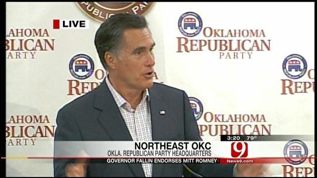 Mitt Romney Campaigns In Oklahoma City, Part II