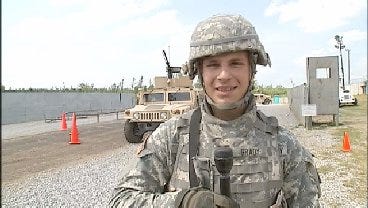WEB EXTRA: Soldiers With The 45th Infantry Brigade Send Messages To Families In Oklahoma