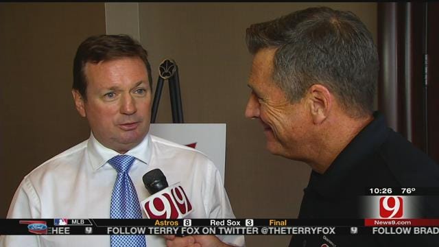 Dean Blevins Talks With Mike Gundy and Bob Stoops
